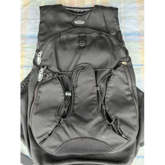 Tumi T3 Ducati Series Moto Backpack Style 6482STE 17.5”-23.25”-15 Defective - Picture 2 of 10